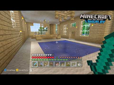 Minecraft Xbox 360 ʟᴏɴɢᴘʟᴀʏ - Starting a Resort and Collecting Resources (No Commentary)