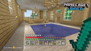 Minecraft Xbox 360 ʟᴏɴɢᴘʟᴀʏ - Starting a Resort and Collecting Resources (No Commentary)