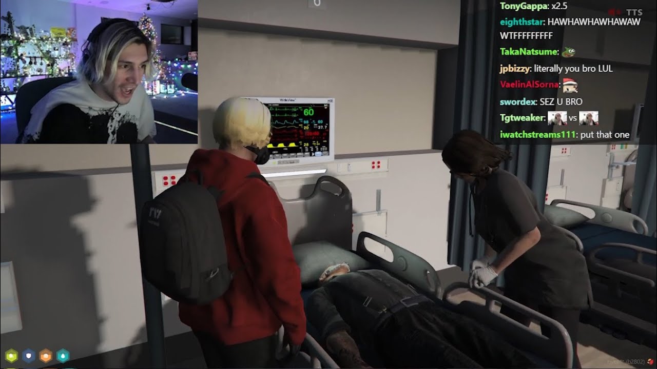 xQc встречает женскую xQc