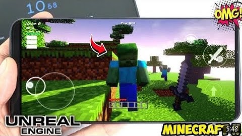 Ultra Realistic Minecraft Unreal Engine Minecraft Fan Made Version...😵#rtx