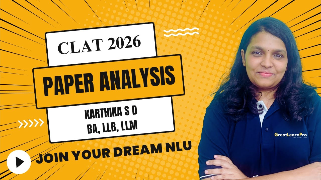 CLAT 2026 Paper Analysis. - YouTube