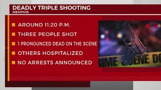 1 killed, 2 injured in Memphis shooting