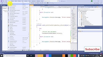 Exercise 1 Adding Print Capability to a Windows Forms Application Part 2