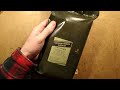 Taste testing an out of date Lithuanian MRE military ration. (minor explosion)