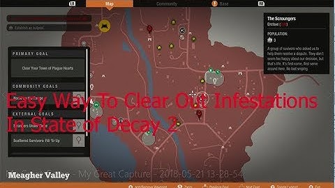 State of Decay 2 : EASY WAY TO CLEAR OUT INFESTATIONS!!!