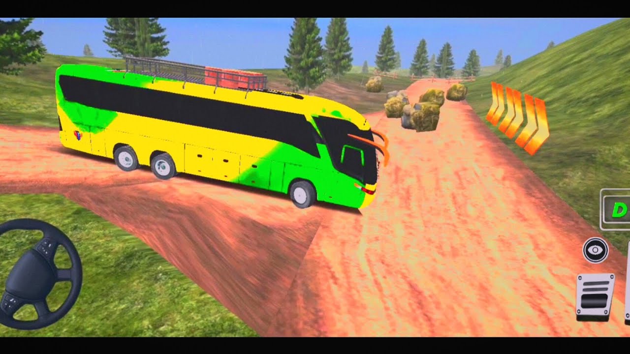 Coach Bus Simulator India Off-road Driving Bus Game | New Update 2025 Full Gameplay Video Part 