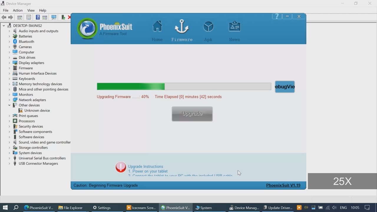 Tanix TX1 Allwinner H313 - How to install SlimBoxtv firmware (aosp) with PhoenixSuit