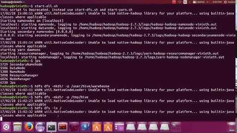 Hive 2.1.1 installation