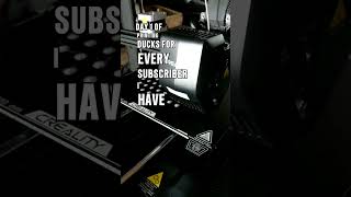 day one of printing ducks for every subscriber I have #duck#3dprinting #duckarmy#subscribe#fans