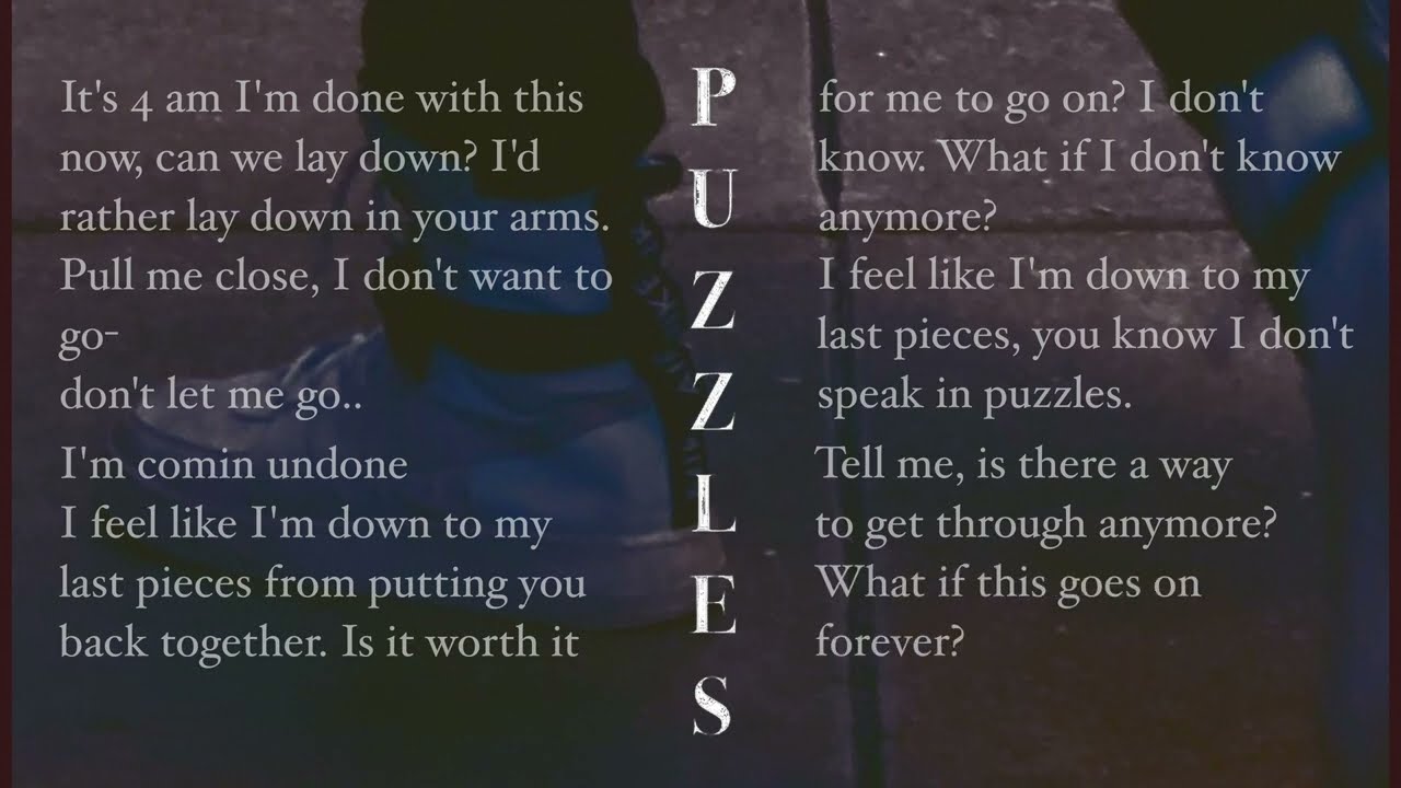 Watch Saint Sinner - "Puzzles" (Official Visualizer) on YouTube Watch Saint Sinner - "Puzzles" (Official Visualizer) on YouTube