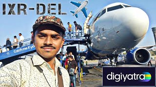 Ranchi to Delhi Flight Journey using DigiYatra | IndiGo Flight Experience ✈️| How to use DigiYatra?