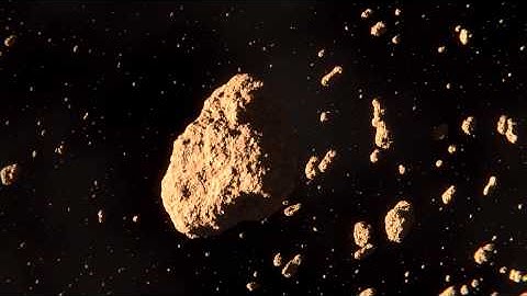 Asteroid Fiedl Animation made in Blender