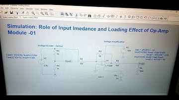 LT Spice - Input Impedance & Op-Amp Loading Effect (Mod-01) Simulation