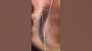 Eyebrow threading tutorial #eyebrowthreadingtutorial #eyebrows #shortvideo #shorts