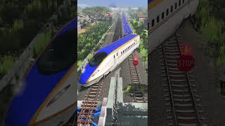 Fast Train Overtaking Each Other