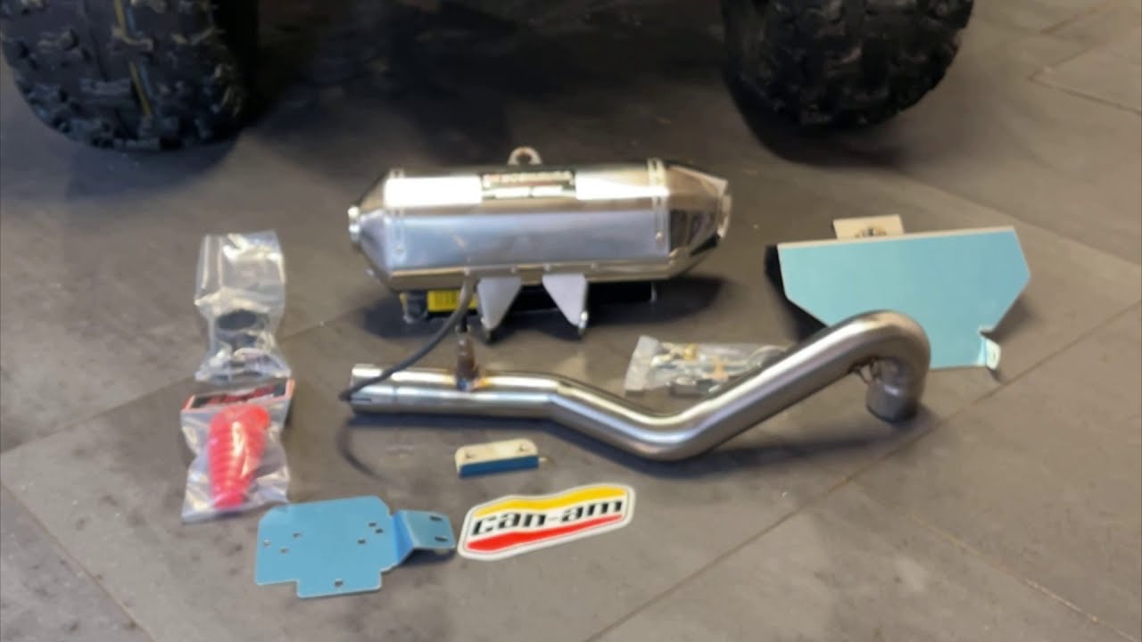 Can Am Renegade 2021 Yoshimura exhaust install how to YouTube