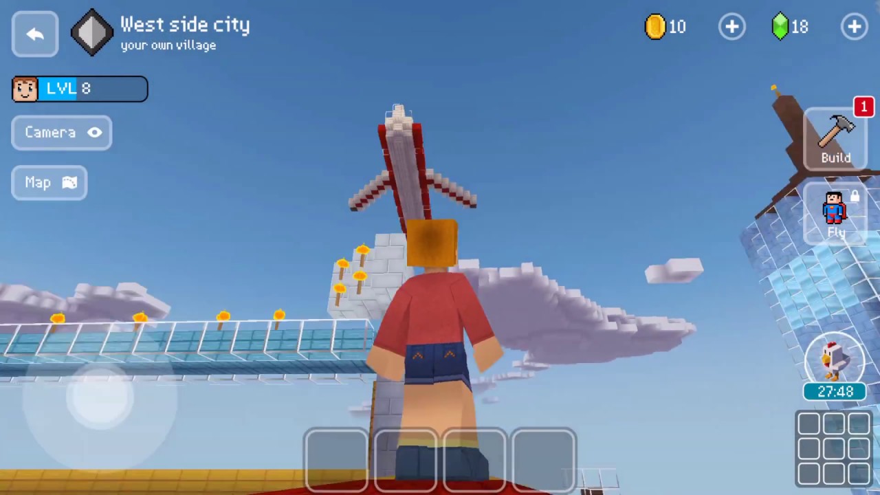 BLOCK CRAFT 3D Mobile Gameplay "WEST SIDE CITY" - YouTube