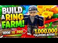 🔴 Let's Go Dari NOOB ke PRO di Game BUILD A RING FARM!!