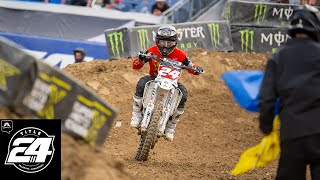 Levi Kitchen and RJ Hampshire tied entering Supercross Championship | Title 24 | Motorsports on NBC