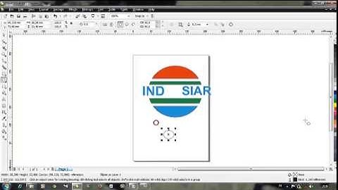 cara membuat logo indosiar menggunakan corel draw
