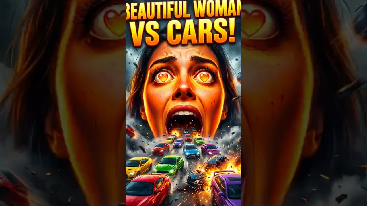 🔥 BEAUTIFUL WOMAN VS CARS | CRAZY CAR ESCAPE CHALLENGE! 