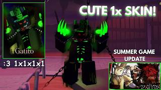 1x is a KITTY NOW??(Gatito Skin Gameplay) | Forsaken Summer Games Update