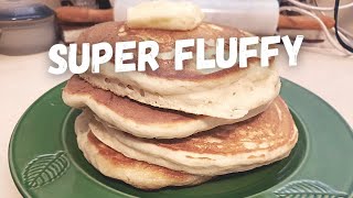 Super Fluffy Sourdough Pancakes || Sourdough Discard Recipe