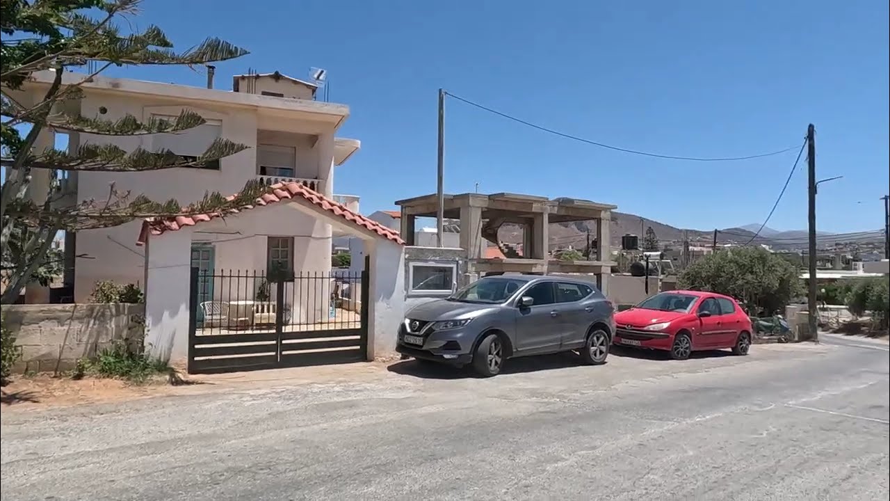 Kato Gouves Crete! Walking Tour!