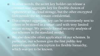 Celebrity 2014 IEEE JAVA/.NET Key Aggregate Cryptosystem for Scalable Data Sharing in Cloud Storage Wealth