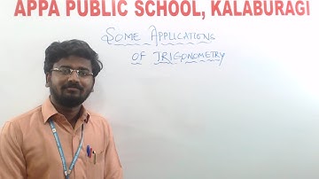 APS: GRADE-X - MATHEMATICS - SOME APPNS OF TRIGONOMETRY - PART-01 - Mr.VAIBHAV MUTTIN. : 02/02/2021