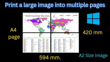 How to Print a Large Image Across Multiple Pages