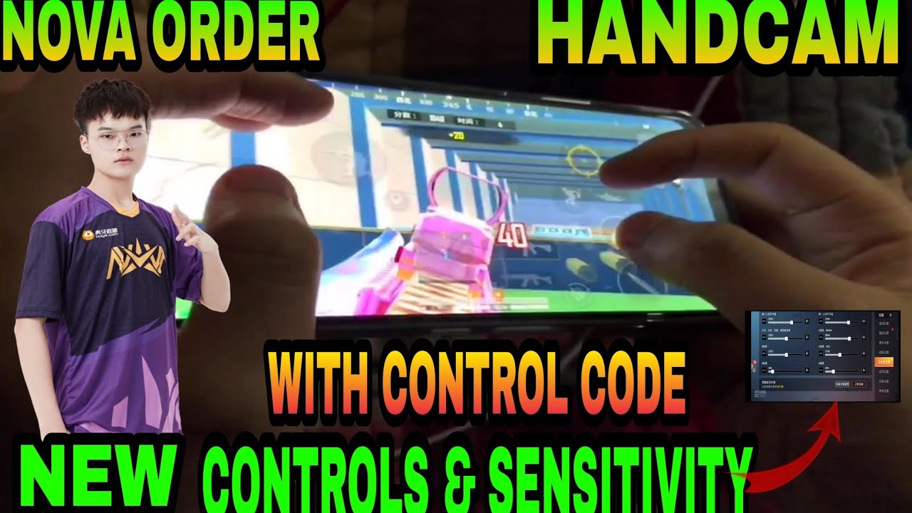 Nova Order HANDCAM | Nova Order new updated controls & sensitivity | Nova order control code |