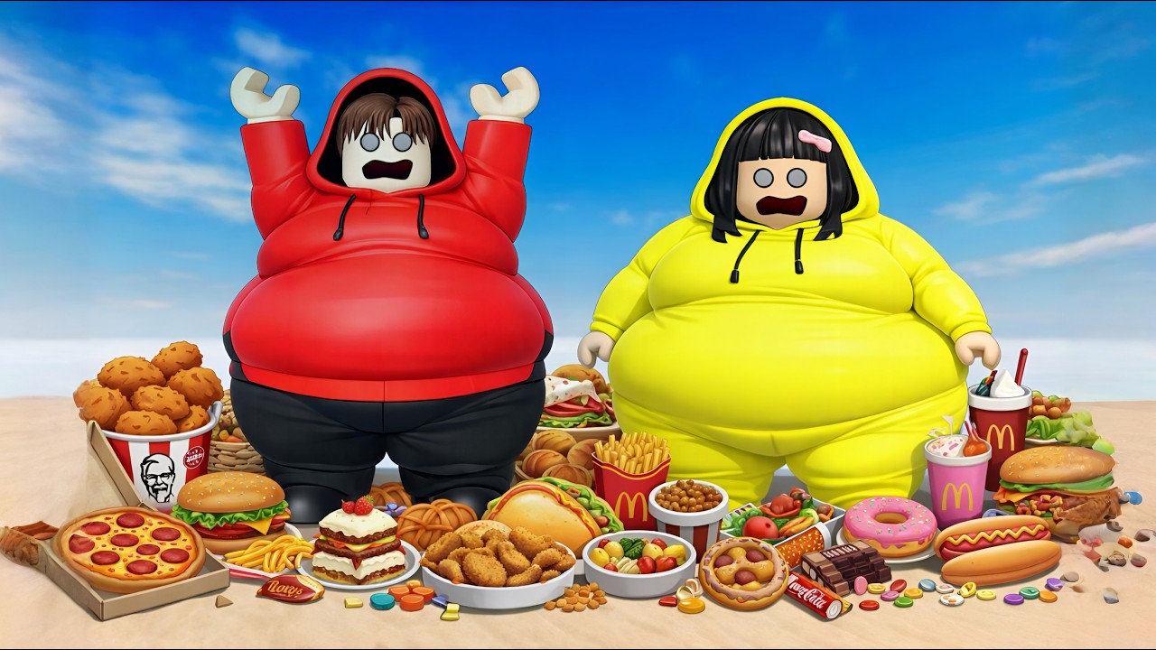 Yuta, Mio Dan Baby Celine Jadi Gendut Karena Kebanyakan Makan || ROBLOX