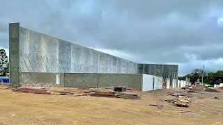 Warehouse Tilt Panel Construction-Part 2 || Construction Time-lapse || Exceed Concrete || Australia
