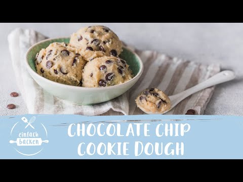 Chocolate Chip Cookie Dough – ohne Ei I Keksteig zum Vernaschen | Einfach Backen