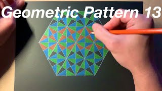 How To Draw A Geometric Pattern 幾何学模様の描き方 Youtube How To Draw A Geometric Pattern 幾何学模様の描き方 Youtube