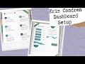 Setting up my Erin Condren Life Planner Dashboard | June 2021