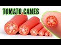 Diy polymer clay tomato cane tutorial miniature tomatoes