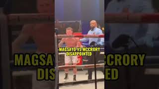 Mark Magsayo vs Fedgial McCrory round 5 stoppage
