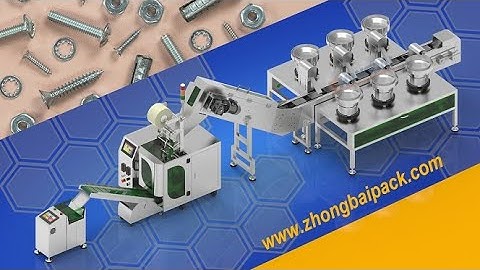 Automatic Fasteners Screw Washer Nut Packing Machine with Check Weigher