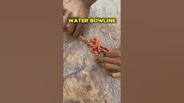 Water Bowline Tutorial | Secure Loop Knot for Slippery or Wet Rope #knot