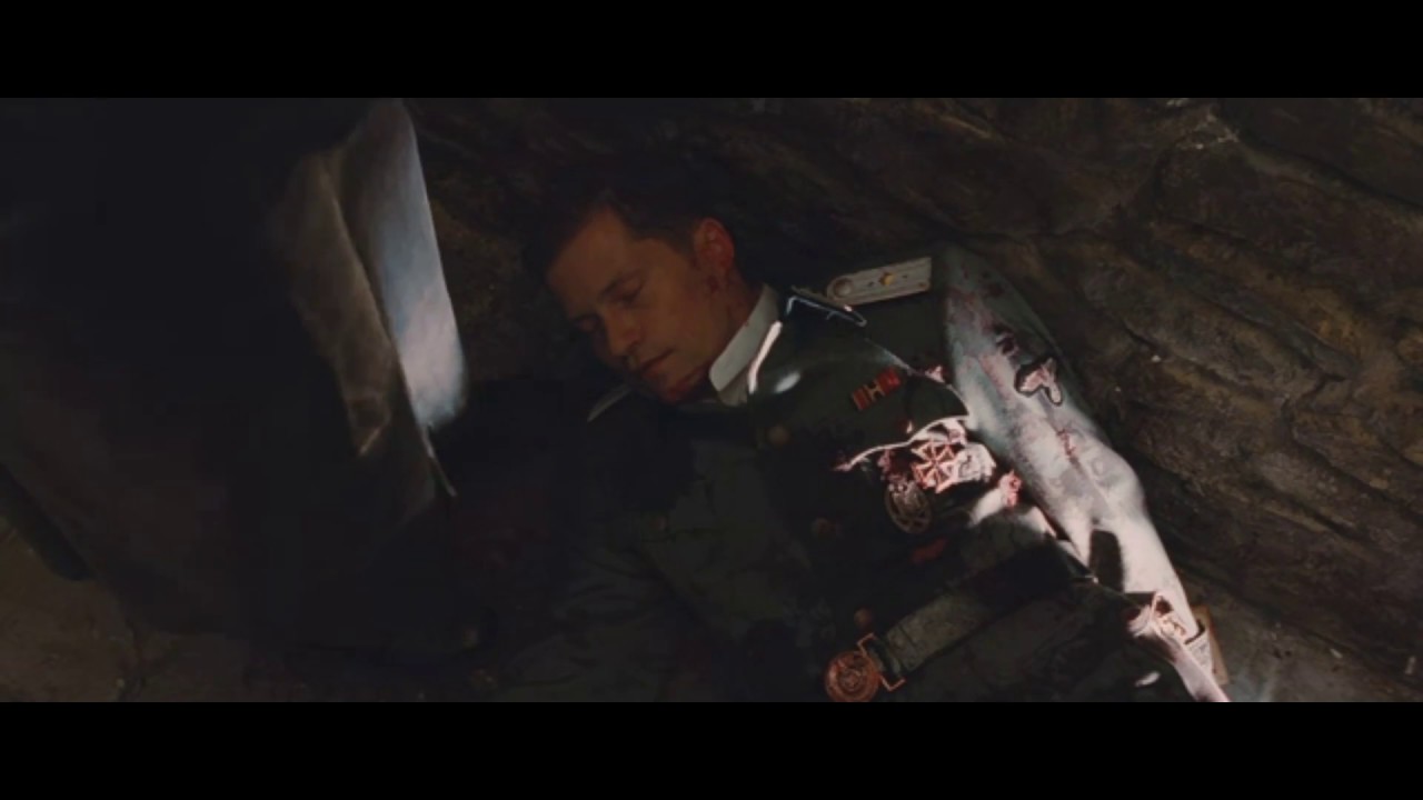 Hugo Stiglitz found dead scene - Inglorious Basterds