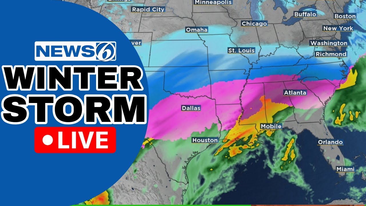 🔴NEWS 6 WEATHER LIVE AT 9:30 | Near-Record Warmth In Florida Before ...