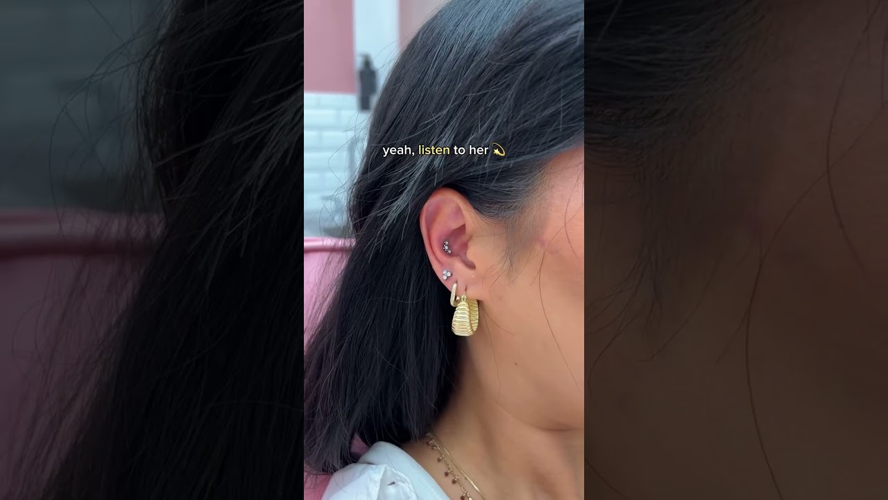 We love this conch piercing 😍 Is a conch next on your list? 