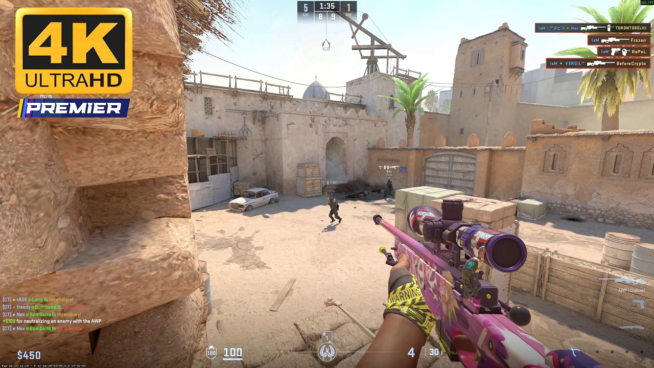 Counter Strike 2 - Dust 2- Full Gameplay - YouTube