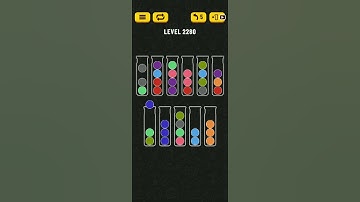 Ball Sort Puzzle Level 2280 🎯 All level without extra tube 😂 Game Walkthrough 😘