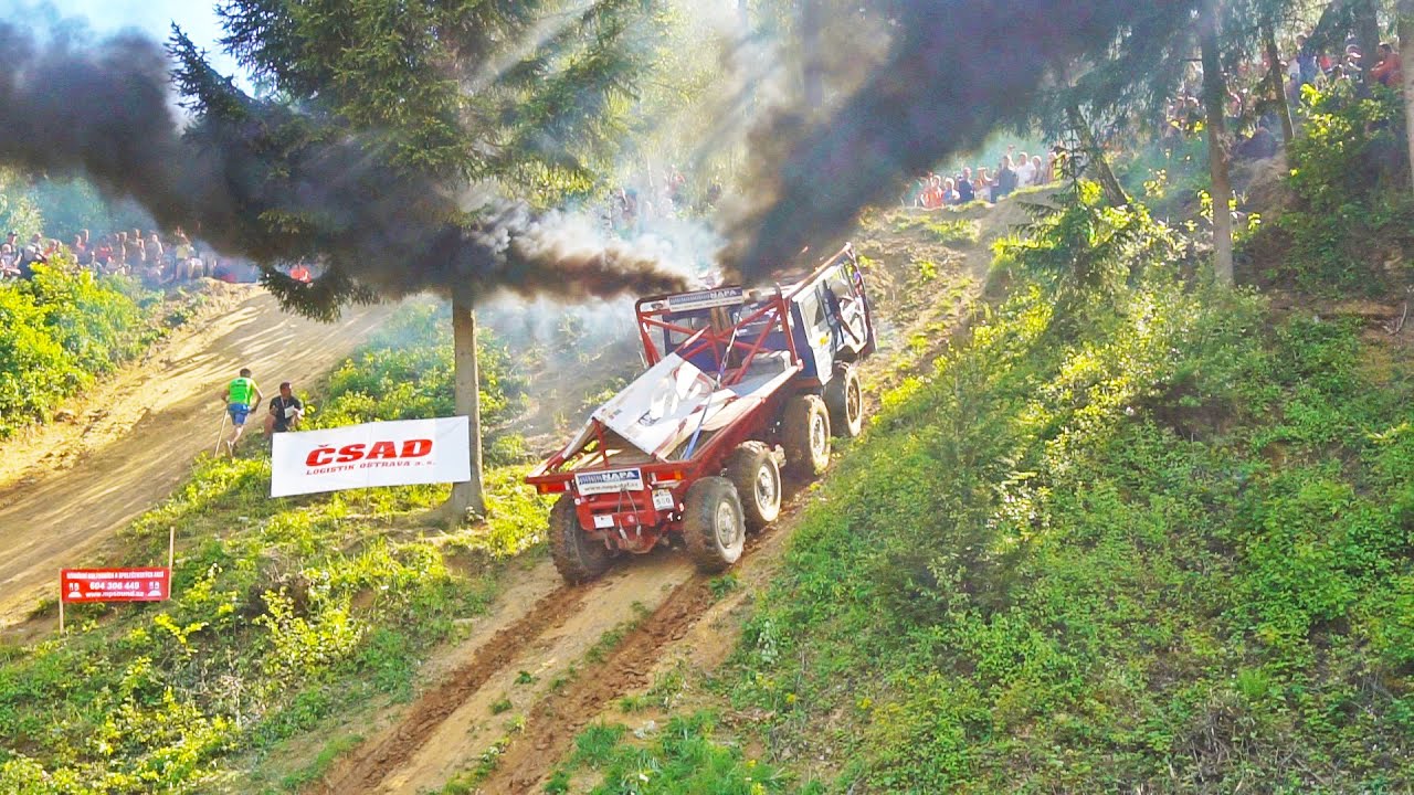 TOP Extreme Trucks Hill CLIMB Race Hill Climb Race Tatra,