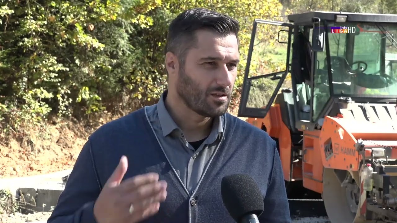 Asfaltiran put u zaseoku Ajdače