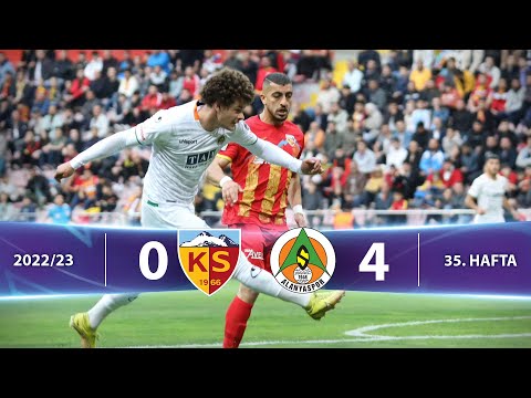 Yukatel Kayserispor (0-4) Corendon Alanyaspor - Highlights/Özet | Spor Toto Süper Lig - 2022/23