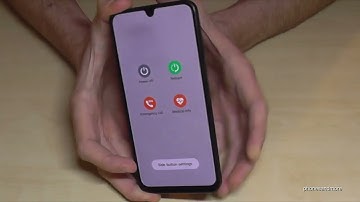 Samsung Galaxy A17 5G: How to turn off the phone? And how to set up the Power Button?